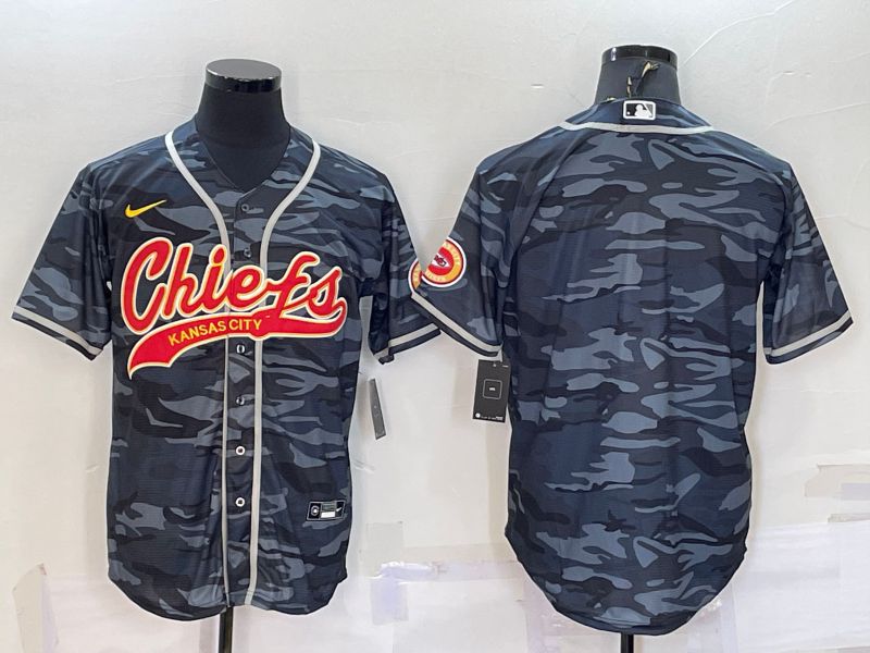 Men Kansas City Chiefs Blank Camo 2022 Nike Co branded NFL Jerseys->kansas city chiefs->NFL Jersey